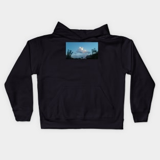 Neighborhood Cloud: Blue Kids Hoodie